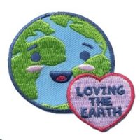 Loving the Earth Girl Scout Fun Patch