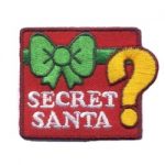Secret Santa Girl Scout Patch