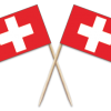 Switzerland Toothpick Flags