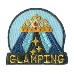 Girl Scout Glamping Fun Patch