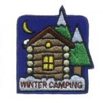 Girl Scout Winter Camping Fun Patch