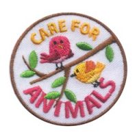 Care for Animals Fun Girl Scout Fun Patch