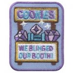 Bling our Cookie Booth Patch