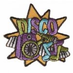 Disco Girl Scout Fun Patch