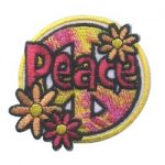 Peace Girl Scout Fun Patch
