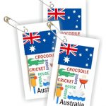 Australia Thinking Day Toothpick Flag SWAPs