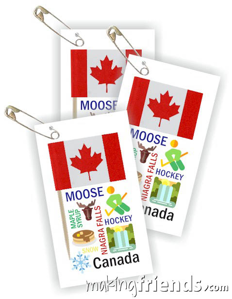 Girl Scout Thinking Day Toothpick Flag SWAP Canada via @gsleader411