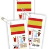 Spain Thinking Day Toothpick Flag SWAPs