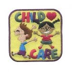 Girl Scout Child Card Fun Patch