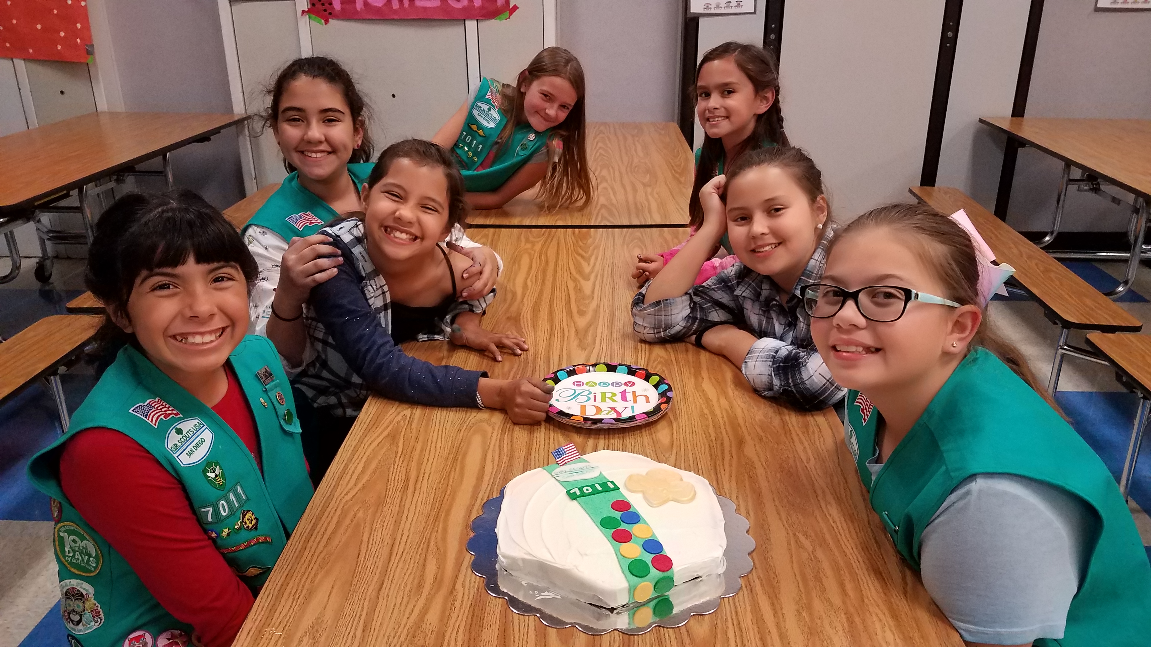 Multi-Level Girl Scout Birthday Party