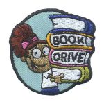 Girl Scout Book Drive Fun Patch