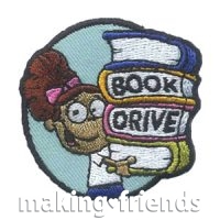 Girl Scout Book Drive Fun Patch