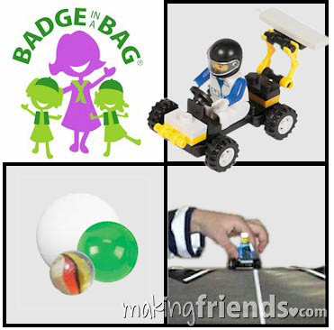 Daisy Car Design Badge in a Bag via @gsleader411