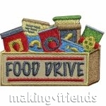 Girl Scout food drive Patch