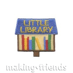 Girl Scout Little Library Fun Patch