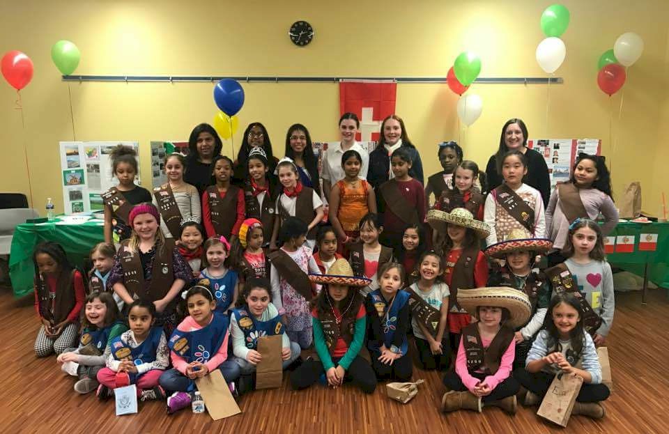 Girl Scout Thinking Day event.