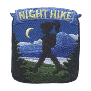Girl Scout Night Hike Patch