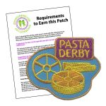 Girl Scout Pasta Derby Patch Program