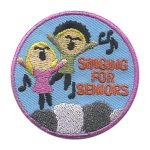 Girl Scout Singing for Seniors Patch