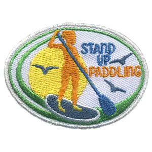 Girl Scout Stand Up Paddling Patch