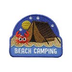 Girl Scouts Beach Camping Patch
