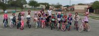 Earn a bicycling patch. Troop 667 hosted a bike event with Bicycle Sport Shop on safety and etiquette