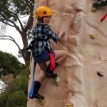 Brownie Girl Scout Rock Climbing