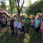 Brownie Girl Scouts Backyard Camping