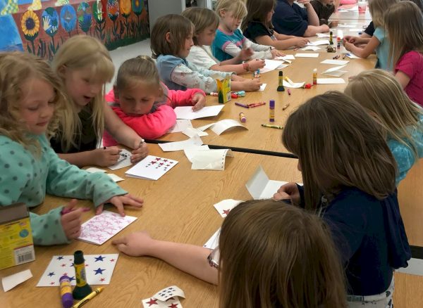 Brownie Girl Scout Card Making