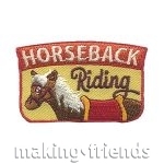 Girl Scout Horseback Riding Patch