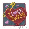 i love swaps Girl Scout patch