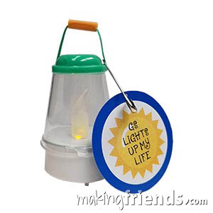 Lantern Girl Scout Friendship SWAP Kit via @gsleader411