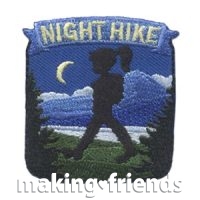 Girl Scout Night Hike Patch