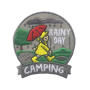 Girl Scouts Rainy Day Camping Patch