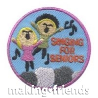 Girl Scout Singing for Seniors Fun Patch