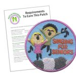 Girl Scout Singing for Seniors Patch Program