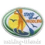 Girl Scout Stand Up Paddling Patch