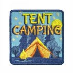 Girl Scout Tent Camping Fun Patch