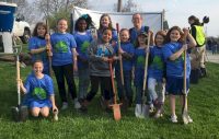 Earn an earth day patch like Brownie Troop 7175 from KY, They  planted around 50 trees at a local park!