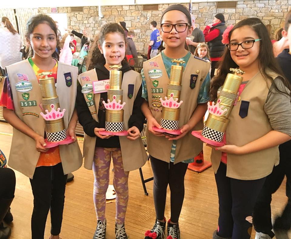 Girl Scout Pinewood Derby Trophies
