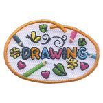 Girl Scout Drawing Patch