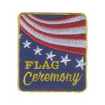 Girl Scouts Flag Ceremony Patch