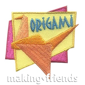 Girl Scout Origami Patch