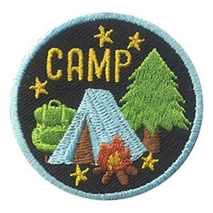 Details about   Camping is Fun for Everyone Girl Scout Fun Patch 4 Season Camping New Unused 