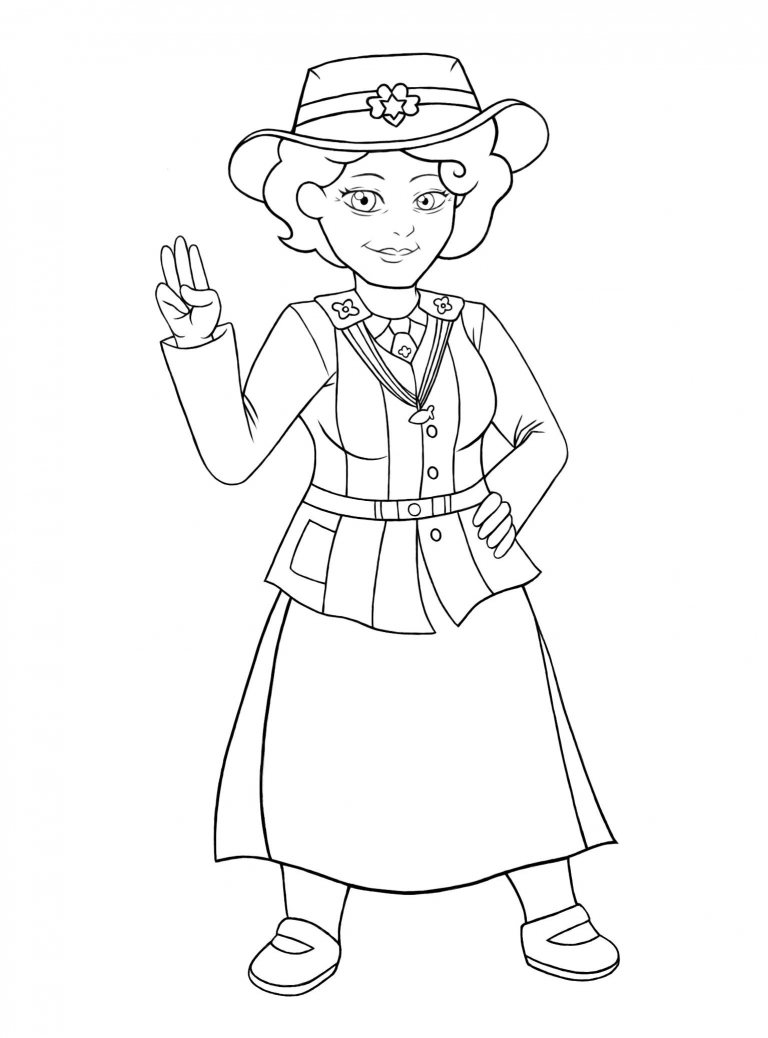 Flat Juliette Low Free Girl Scout Downloadable