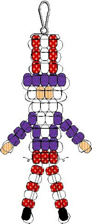 Pony Bead Uncle Sam