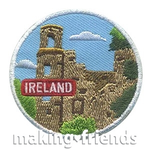 A great patch for troops that learned about Girl Guides, landmarks and culture of Ireland for Thinking Day. #makingfriends #gsmakingfriends #funpatch #scoutpatches #girlscouts #scouts #girlscoutleader #thinkingday #worldthinkingday via @gsleader411