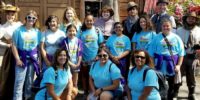 Cadette Troop 5104 from Chino, California earning their amusement park patch!