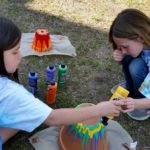 Daisy Girl Scout troop earning their garden journey.