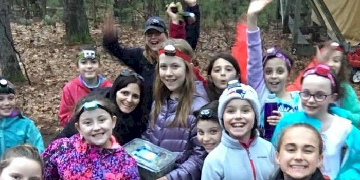 Junior Girl Scouts Fall Camping